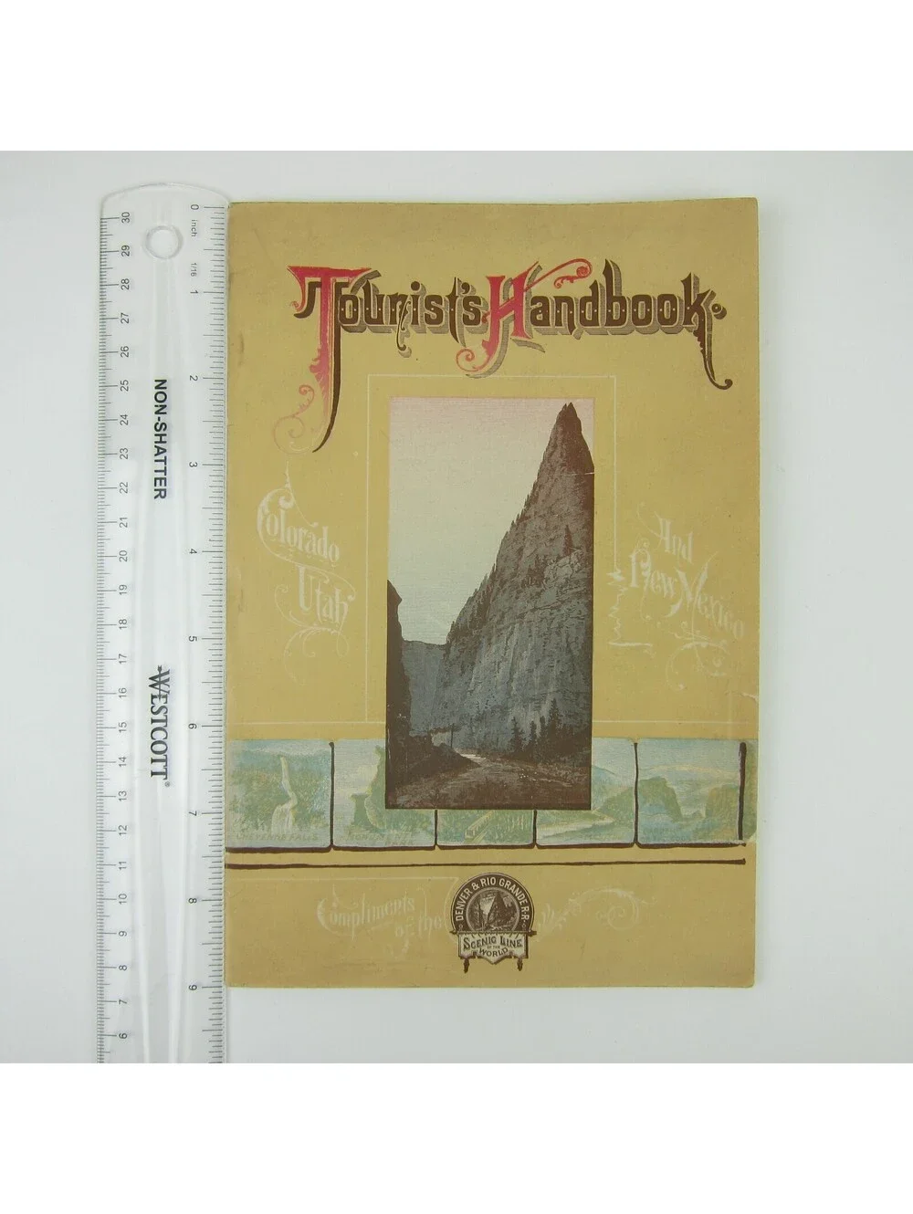 Denver & Rio Grande Railroad Tour Book Colorado New Mexico & Utah Antique 1899